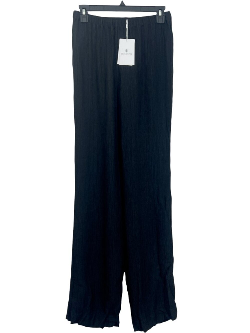 Anine Bing Aden Pull On Pant Black New $295